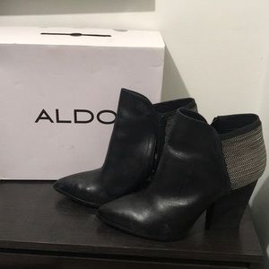 Black Aldo booties